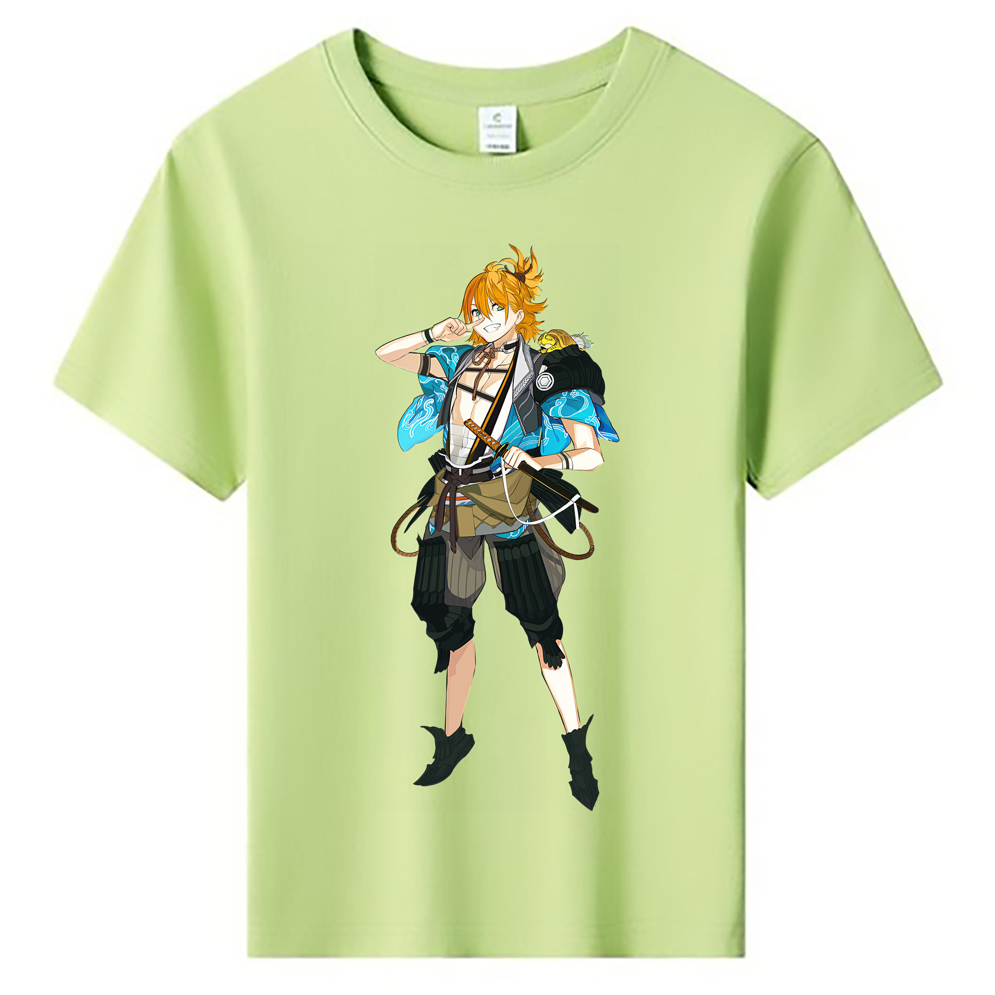 （画像用） 刀剣乱舞 Touken Ranbu 綿100％キッズTシャツ（フロントプリント）